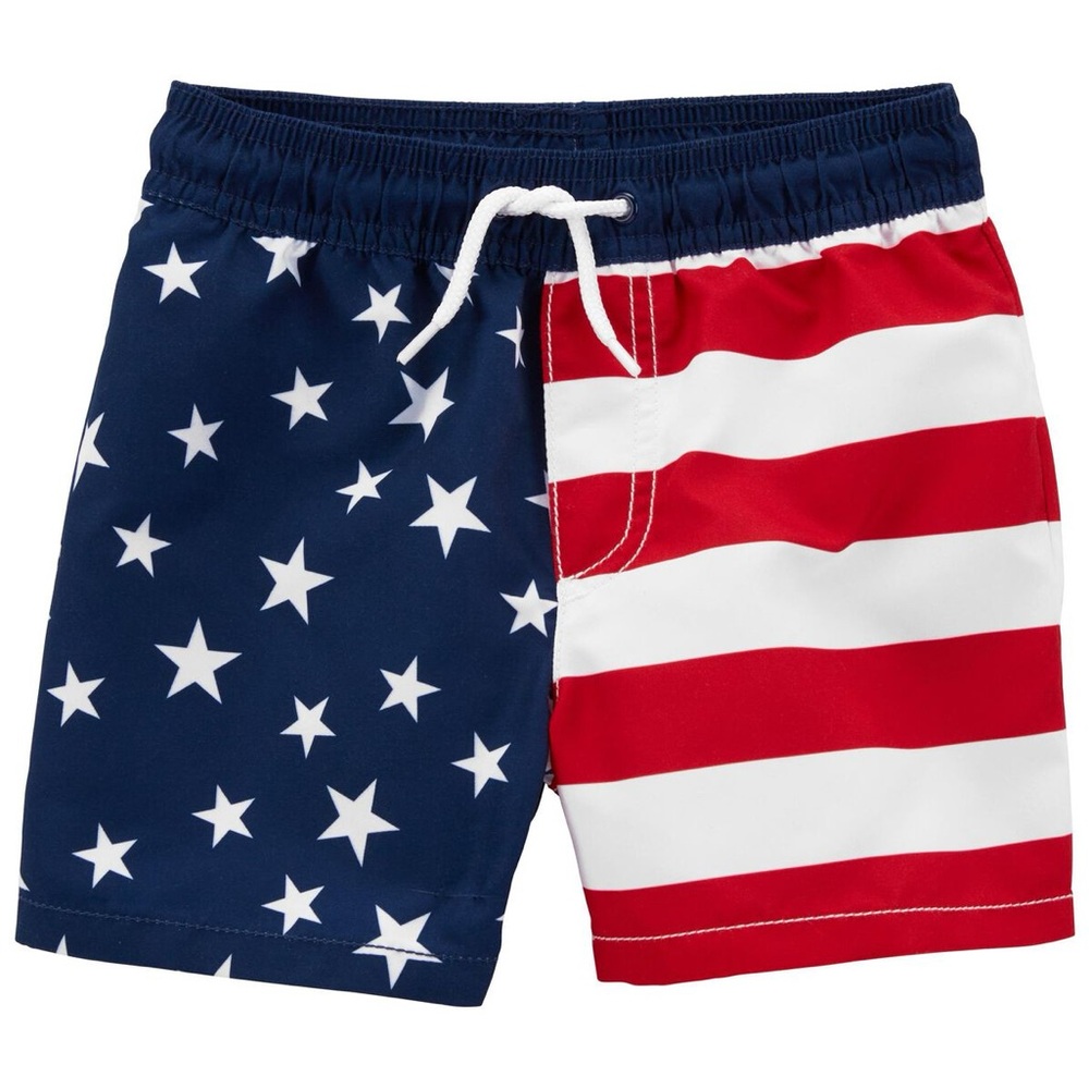 OshKosh B'gosh Stars and Stripes Swim Trunks
